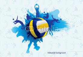 Naklejki Volleyball abstract