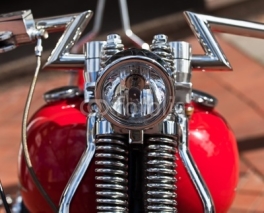 Obrazy i plakaty Beleuchtung alte Harley Davidson