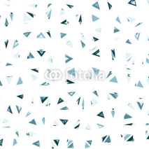 Naklejki Triangular Vector Pattern. Glitch trendy illustration.
