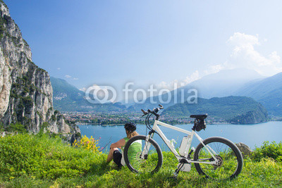 e-bike, pedelec, women, fahrrad, mountainbike, sommer