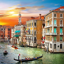 Naklejki Venetian sunset
