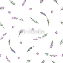 Fototapety Watercolor floral pattern