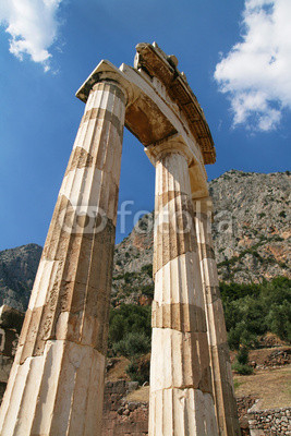 Doric pillars of Delphi Tholos
