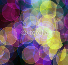 Fototapety abstract blurred circular bokeh lights background