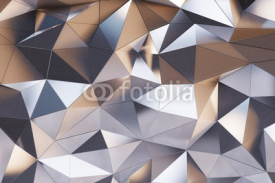 Fototapety Abstract metal wall