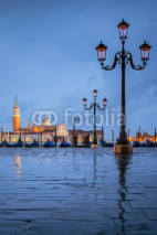 Naklejki Venice under the rain