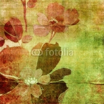 Naklejki vintage floral background