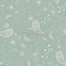 Fototapety Seamless background of green of flowers