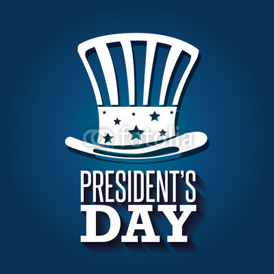 happy presidents day poster vector illustration design