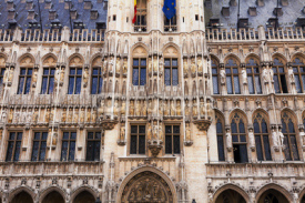 Fototapety Town hall of Brussels