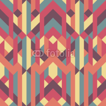 Naklejki abstract retro geometric pattern