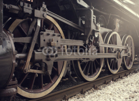 Naklejki Steam train