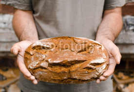 Fototapety french baker with his bread