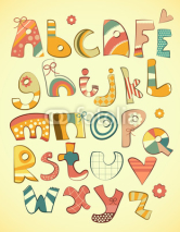 Fototapety Fun alphabet