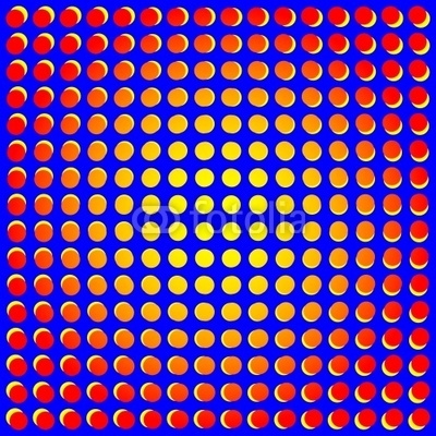 apparent motion. optical illusion
