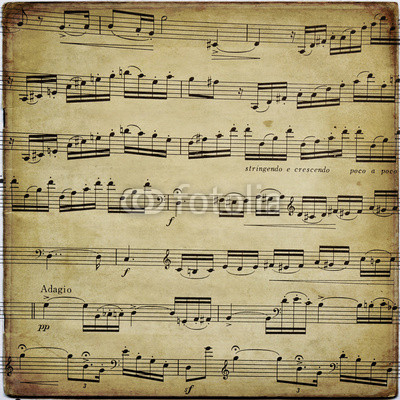 Old musical score