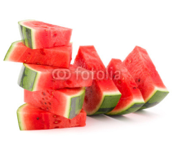 Naklejki Sliced ripe watermelon
