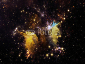 Naklejki Nebula Texture