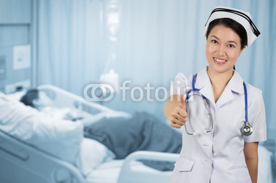Asian nurse.