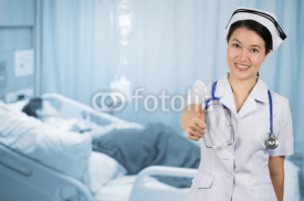 Asian nurse.