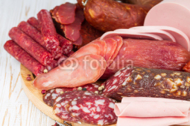Fototapety Different sausages