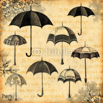 Fototapety Les parapluies