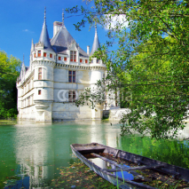 Naklejki beautiful azey-le-redeau castle