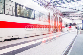 Fototapety high speed train