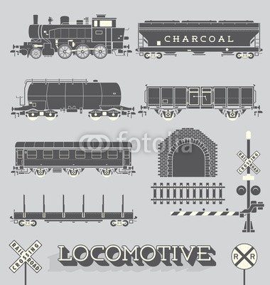 Vector Set: Model Train Collection