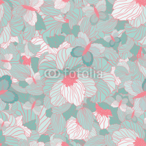 Fototapety Seamless Summer Floral Pattern