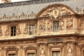 Naklejki Louvre building