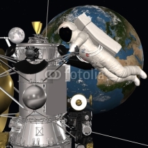 Fototapety Astronaut in outer space