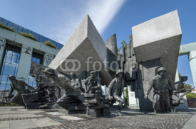Naklejki Warsaw Uprising Monument in Warsaw, Poland
