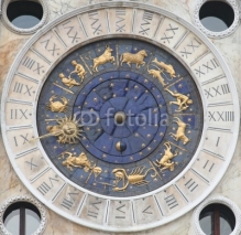 Fototapety horoscope clock