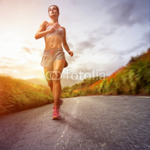 Naklejki Running Woman