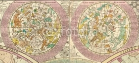 Naklejki Vintage stellar map