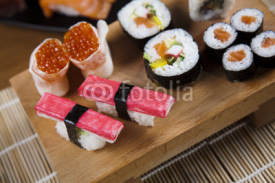 Fototapety Sushi traditional japanese food 