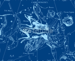 Naklejki Constellation vintage map