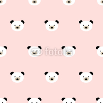 Fototapety seamless cute bear pattern