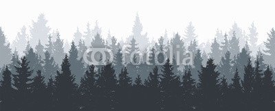 vector forest background