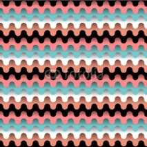 Naklejki volumetric colored waves