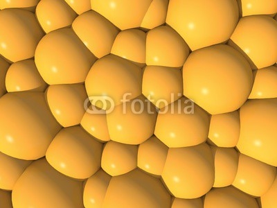 3d illustration of an abstract background in orange colors