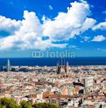 Fototapety Cityscape of Barcelona. Spain.