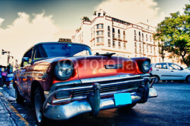 Fototapety cuban old cars