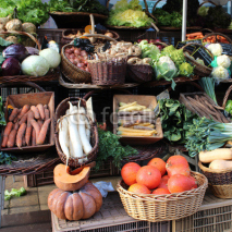 Naklejki France - vegetable market