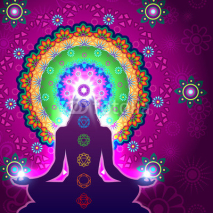 Obrazy i plakaty Chakra Meditation Mandala
