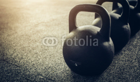 Workout with kettlebells