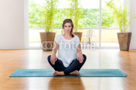 Fototapety Yoga Übungen - Gymnastik