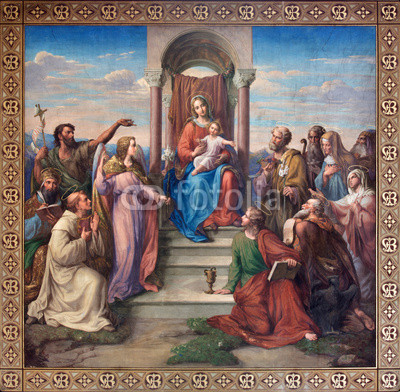 Vienna - Fresco of 