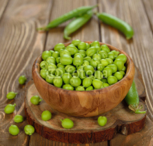 Naklejki green peas